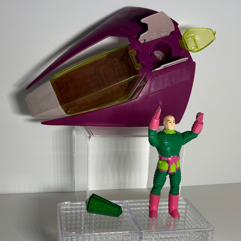 Vintage Kenner DC Super Powers Lex Soar 7 Assault Vehicle & Lex Luther Figure - Picture 5 of 10